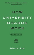 Cover: How University Boards Work - Johns Hopkins University Press