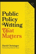 Cover: Public Policy Writing That Matters - Johns Hopkins University Press
