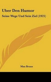 Enlarge image Cover: Uber Den Humor - Kessinger Publishing