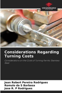 Enlarge image Cover: Considerations Regarding Turning Costs - Our Knowledge Publishing