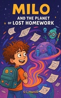 Cover: Milo and the Planet of Lost Homework - Earth Angel Books