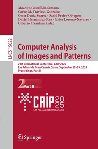 Enlarge image Cover: Computer Analysis of Images and Patterns - Springer
