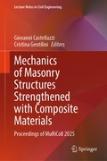 Cover: Mechanics of Masonry Structures Strengthened with Composite Materials - Springer