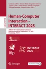 Cover: Human-Computer Interaction - INTERACT 2025 - Springer