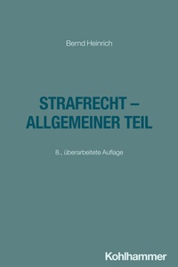Abbildung von: Strafrecht - Allgemeiner Teil - Kohlhammer