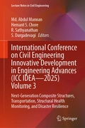 Cover: International Conference on Civil Engineering Innovative Development in Engineering Advances (ICC IDEA - 2025) Volume 3 - Springer
