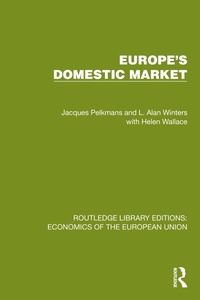 Bild: Europe's Domestic Market - Routledge