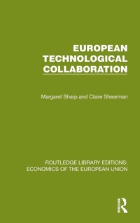 Enlarge image Cover: European Technological Collaboration - Routledge
