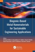 Cover: Biogenic-Based Metal Nanomaterials for Sustainable Engineering Applications - Apple Academic Press Inc.