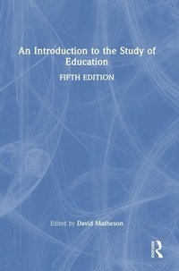 Enlarge image Cover: An Introduction to the Study of Education - Routledge