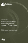 Cover: Structural Analysis of Underground Space Construction - MDPI AG