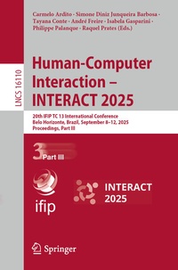 Abbildung von: Human-Computer Interaction - INTERACT 2025 - Springer