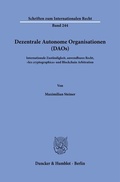 Abbildung von: Dezentrale Autonome Organisationen (DAOs) - Duncker & Humblot