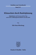 Abbildung von: Klimaschutz durch Bauleitplanung - Duncker & Humblot