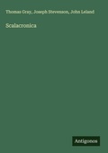 Cover: Scalacronica - Antigonos Verlag