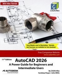 Abbildung von: AutoCAD 2026: A Power Guide for Beginners and Intermediate Users (Edition11) - Unknown