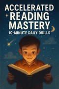 Cover: Accelerated Reading Mastery: 10 Minute Daily Drills (Learning & Education, #2) - P. Agrawal
