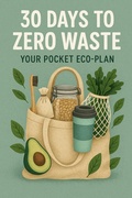 Cover: 30 Days to Zero Waste: Your Pocket Eco-Plan - P. Agrawal