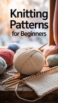 Cover: Knitting Patterns for Beginners - James McCullough