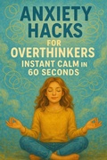 Cover: Anxiety Hacks for Overthinkers: Instant Calm in 60 Seconds - P. Agrawal