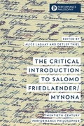 Cover: The Critical Introduction to Salomo Friedlaender/Mynona - Rowman & Littlefield Publishers