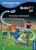 Cover: Die drei ??? Kids, B&uuml;cherhelden 2. Klasse, Verr&uuml;cktes Fu&szlig;ballspiel - Kosmos
