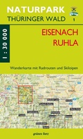 Abbildung von: Wanderkarte Eisenach, Ruhla - grünes herz