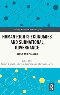 Enlarge image Cover: Human Rights Economies and Subnational Governance - Routledge