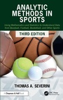 Cover: Analytic Methods in Sports - Chapman & Hall/CRC