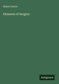 Cover: Elements of Surgery - Antigonos Verlag