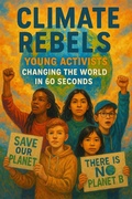 Cover: Climate Rebels: Young Activists Changing the World in 60 Seconds - P. Agrawal