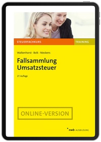 Abbildung von: Fallsammlung Umsatzsteuer - NWB
