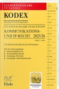 Cover: KODEX Studienausgabe Kommunikations- und IP-Recht - FH Kufstein - Linde