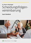Abbildung von: Scheidungsfolgenvereinbarung - Wolters Kluwer Steuertipps GmbH