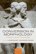 Cover: Conversion in Morphology - Oxford University Press