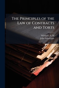 Abbildung von: The Principles of the Law of Contracts and Torts - Hutson Street Press