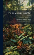 Cover: De plantis libri XVI - Hutson Street Press