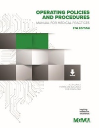Abbildung von: Operating Policies and Procedures Manual for Medical Practices, 6th Edition - Medical Group Management Association