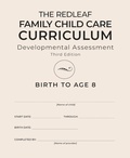Cover: The Redleaf Family Child Care Curriculum Developmental Assessment, Third Edition [10-pack] - Redleaf Press