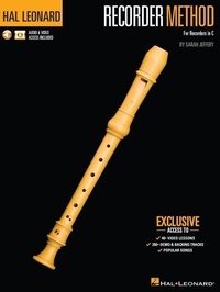 Enlarge image Cover: Hal Leonard Recorder Method by Sarah Jeffery - Book with 200+ Audio Demo & Backing Tracks & 40+ Video Lessons Included - Hal Leonard Publishing Corporation