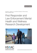 Cover: First Responder and Law Enforcement Mental Health and Wellness Research Development - RAND Corporation