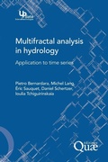 Cover: Multifractal analysis in hydrology - Quae