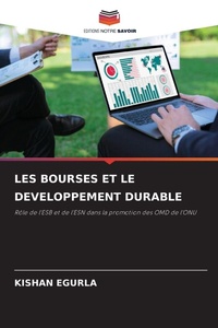 Abbildung von: Les Bourses Et Le Developpement Durable - Editions Notre Savoir