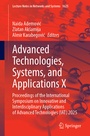 Cover: Advanced Technologies, Systems, and Applications X - Springer