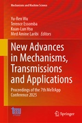 Cover: New Advances in Mechanisms, Transmissions and Applications - Springer