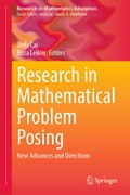 Cover: Research in Mathematical Problem Posing - Springer