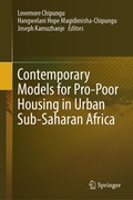 Cover: Contemporary Models for Pro-Poor Housing in Urban Sub-Saharan Africa - Springer