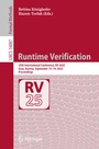 Cover: Runtime Verification - Springer