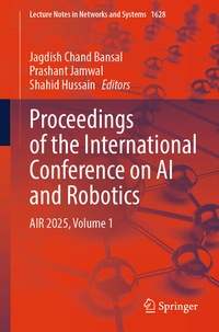 Enlarge image Cover: Proceedings of the International Conference on AI and Robotics - Springer
