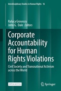 Cover: Corporate Accountability for Human Rights Violations - Springer